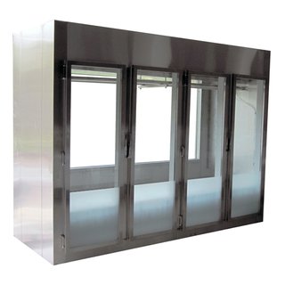 Customized Stainless Steel 4 Glass Doors Meat Fridge