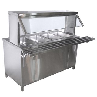Customized Stainless Steel Self-Service Bain Marie or Refrigerator