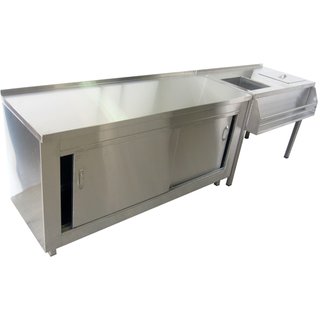 Customized Stainless Steel Cupboard, Sink and Ice Bucket